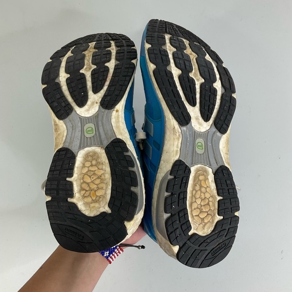 Adidas Blue Techfit Sneakers Size 7.5 - Picture 6 of 8